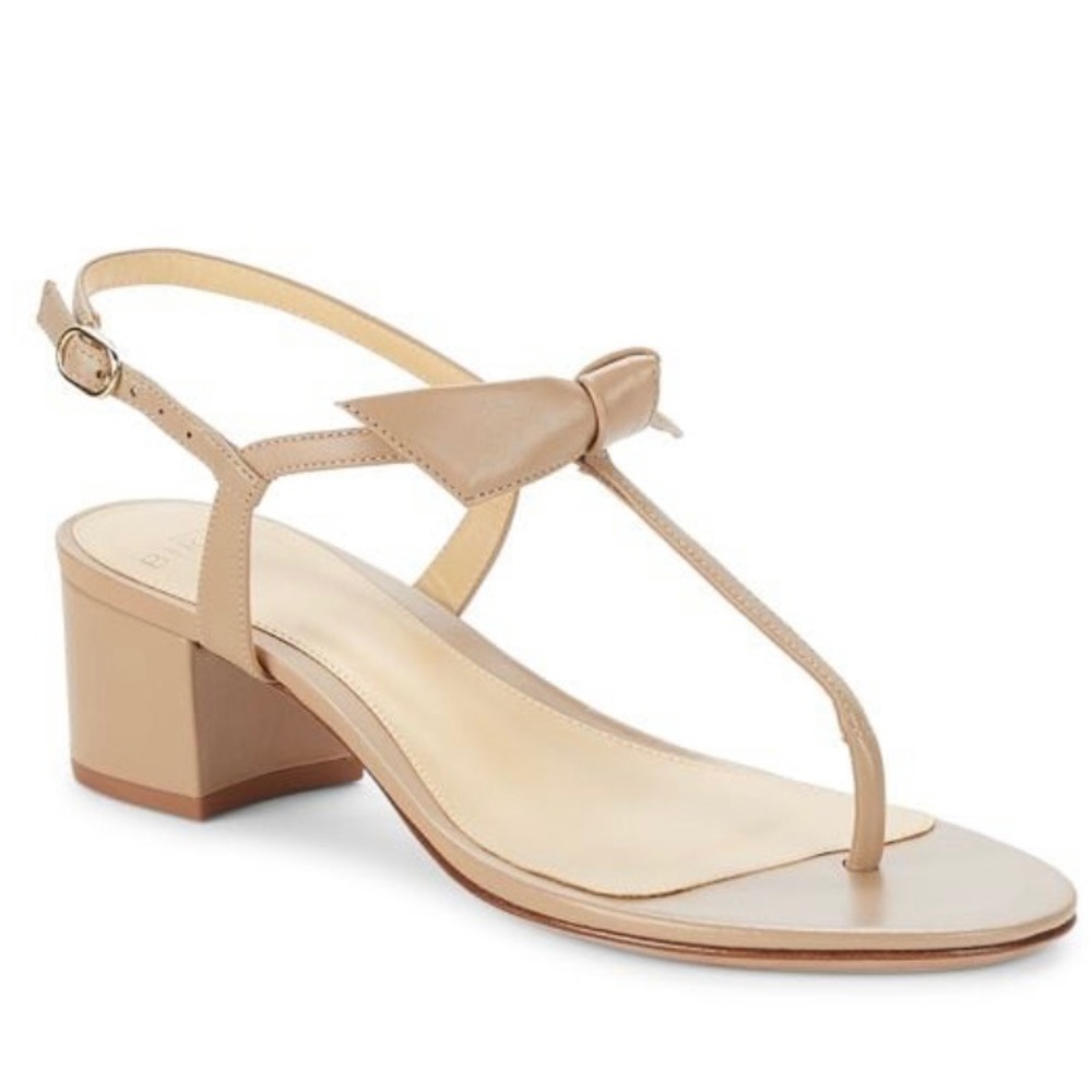 CLARITA Block Heel T-Strap Sandal, 36